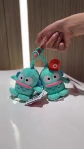 Genuine Sanrio Hangyodon Marumofubiyori Wish Rabbit 11CM Pendant Plush Toy Small Charms Sayuri Super Soft Doll Girls Boys Gift