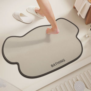 VIKAMA Bathroom Floor Mat Diatom Mud Anti-Slip Absorbent Mat Bathroom Toilet And Kitchen Door Mat Home Decoration