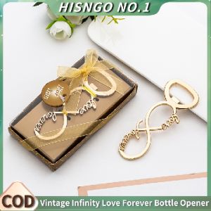 【Fast Delivery】Elegant Vintage Infinity Love Forever Bottle Opener Unique Useful Cute Anniversary Wedding Souvenir Forever Opener