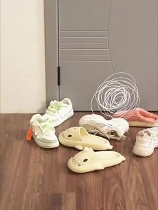 Narrow Multi-level Shoe Rack and Bench