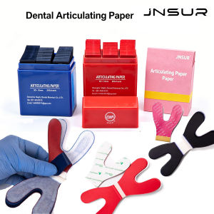 JNSUR Dental Articulating Paper Y Shape Articulating Paper Dental Lab Dentistry tool Articulation Paper Dentistry Materials