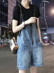 กางเกงขาสั้นผ้ายีนส์ขากว้างสไตล์เกาหลีสำหรับผู้หญิงในช่วงฤดูร้อนปี 2023 กางเกงขาสั้นผ้าเดนิมทรงเข้ารูปสำหรับผู้หญิงอายุ 25-29 ปี