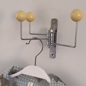 Eyre(Pengait Kreatif)Tidak ada kerusakan pada pakaian Korea coat hook ins cream clothing shop decoration bathroom bedroom door behind iron hooksKorea coat hook ins cream color clothing store decoration restroom bedroom door behind iron hooks