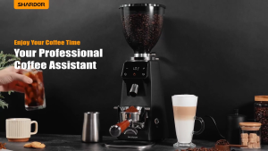 Máy xay hạt cà phê Espresso chuyên nghiệp lưỡi dao Flat Burr 64mm thương hiệu Shardor BD-CG305 100 chế độ xay - Hàng nhập khẩu (BH 1 NĂM)
