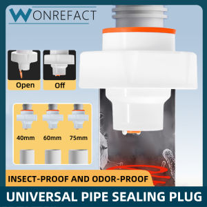 ฝากปลั๊กที่ปิดผนึกป้องกันกลิ่นท่ออ่างน้ำห้องน้ำห้องครัว ท่อระบายน้ำปลั๊กปิดผนึกท่อระบายกันหกกันแมลงขนาดสากล
