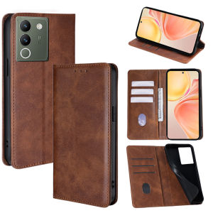 Magnetic Flip Phone Case for VIVO V30 V29 Lite V29E V27E V23E V21E V27 V25 V23 V21 Pro Leather Book Case with Card Slots
