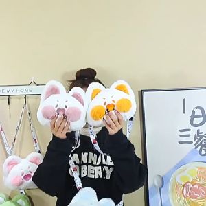 Túi Đeo Chéo Mèo Dudu Nhỏ Có Dây In Hình Dễ Thương