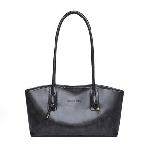 กระเป๋าถือหนังนิ่มความจุขนาดใหญ่ 2025 กระเป๋าสะพายไหล่เดี่ยวสำหรับผู้หญิง กระเป๋าสะพายประจำวันสไตล์อังกฤษ กระเป๋าถือแบบสั้น