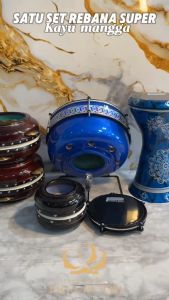 Hadroh 1 Set Lengkap Kualitas Super Rebana Al Banjari