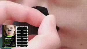 简素净 | Blackhead Remover Mask Peel Nasal Strip Shrinking Pores Nose Black Dots Deep Cleansing Ac-ne Treatment Charcoal Peel off Masks