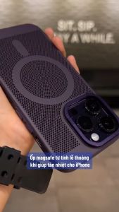 Ốp lưng Likgus lưới tản nhiệt sạc từ tính iPhone 14 Pro Max/ 14 Pro/ 13 Pro Max/ 12 Pro Max chống nóng