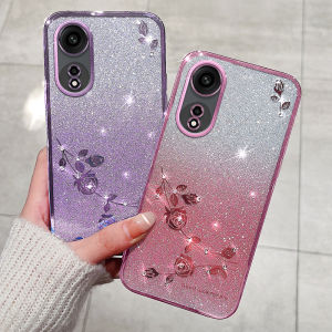 กุหลาบนิรันดร์ไล่ระดับสีเคสโทรศัพท์ Samsung A24 A14 GalaxyA53 A54 A25 A15 A53 A73 A33 A23 5G 4G Samsung Galaxy A54 5G พร้อมปลอกซิลิโคนไฟฟ้า5G