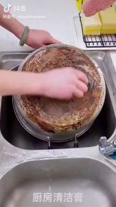 Stainless steel Cleaning Paste Oven Cookware Cleaner Kitchen Washing Pot Bottom Black Scale Rust