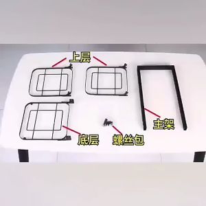 [Flash Deal]Adjustable Pot Rack Pot Organiser Under Sink Organiser Under Sink Rack Kitchen Organiser