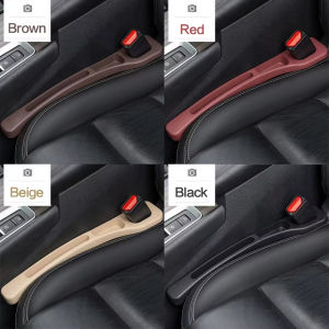 2Pcs Car Seat Gap Filler Organizer PU Universal Car Seat Gap Anti-leak Stopper Strip Slot Seat Gap Storage Organizer Accessories