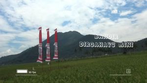 BANDIR UMBUL UMBUL DIRGAHAYU MINI PANJANG 3 METER (KODI)