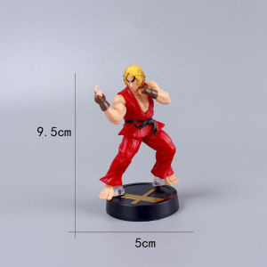 Bandai | Anime Fighting Game Action Figures Ryu Ken Masters Cloud Strife Sephiroth PVC Model Toys Dolls Room Decor Christma Gift For Fans