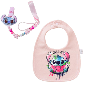 Disney | 2 pieces - Cute baby bibs for feeding baby napkins Suitable for boys and girls Used for soothing newborn pacifiers wiping saliva