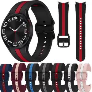 Soft Silicone Strap For Samsung Galaxy Watch 7/6/5/4 44 40mm 5Pro 45mm Bracelet For Galaxy Watch 6/4 Classic 42 43mm 46mm 47mm