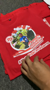 Kaos Anak Kemerdekaan Hut Ri Ke-80 Tahun 2025 /Kaos Anak Custom Foto Dan Nama/Kaos Anak 17 Agustusan 2025/Kaos Anak Free Nama Anak 1-12 Tahun