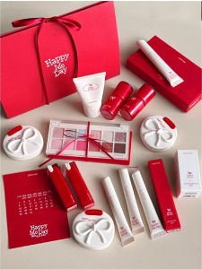 Joocyee Birthday Series Lipstick Lip Glaze Hand Cream Multi-Purpose Cream Enhance Color Lip Makeup for Various Skin Types