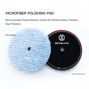 DETAILING 3"/5"/6"Microfiber Cutting Wax Removal Pad Microfiber Polishing Pad Detailing Wax Applicator Pad for Waxing/Polishing