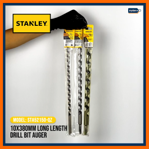 Stanley 10mm 14mm 18mm Long Length Auger Drill Bits Model STA52150-QZ STA52160-QZ & STA52170-QZ
