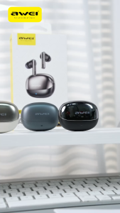AWEI T88 ANC NOISE CANCELLATION EARBUDS WIRELESS BLUETOOTH V5.4 EARPHONES