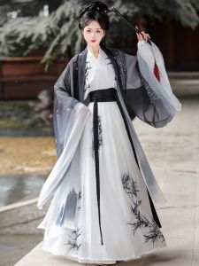 Bộ Đồ Học Sinh Phong Cách Trung Hoa Cổ Điển Mới 2025 Dành Cho Nam Và Nữ Váy Dài Đến Eo Chất Liệu Polyester Kiểu Dáng A-line