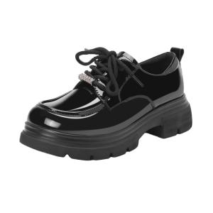 Josiny | Thick Bottom Soft Casual Leather Shoes