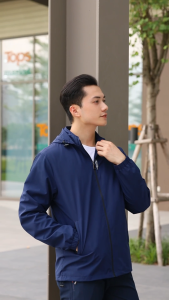 Áo Khoác Gió Nam Cao Cấp MENTORIS Chống Gió Cản Nước Nhẹ Giữ Nhiệt Tốt Thiết Kế Basic Dễ Mix Đồ MAG01