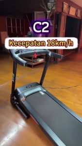 MY-HI Heavy Duty Treadmill 5.0HP 18km/h Auto Incline Bluetooth MP3 Hydraulic Folding for Home Gym C2