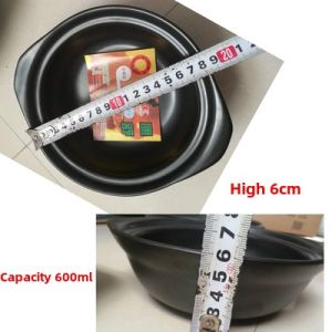 Kangshu Ceramic Clay Pot Yellow Braised Chicken Rice Cooking Utensil High Temperature Resistant Commercial Use Home Health Care