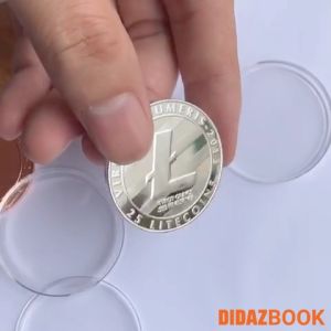 Đồng Xu Litecoin LTC Bitcoin mạ vàng bạc 24k đồ lưu niệmtrang trísưu tầmquà tặng hội nhóm FIL01