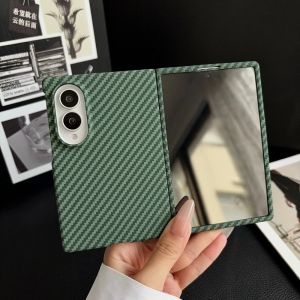 szhaiyu | Magnetic Case Slim Hard PC Shockproof Case For Samsung Z Fold 8 Ultra 7 6 5 4 Carbon Fiber With Tempered Film Screen Protection