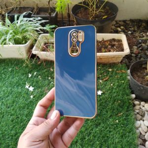 Case Xiaomi Redmi 9 Softcase Silicone Glossy List Gold Redmi9