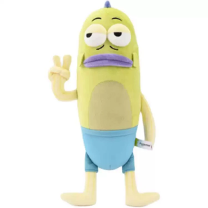 Potdemiel New Resident Ugly-cute Pedestrian Mermaid Plush Toy Quirky Silly Fish Claw Machine Doll