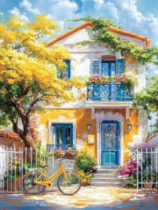 Oil Painting By Numbers Scenery DIY Number Drawing Canvas Pictures By Numbers Home Decor Large Size