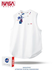 NASA WTAPS | Heavily Embroidered Sleeveless T-Shirt Cotton