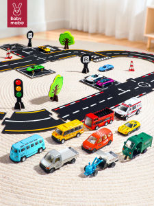 MABAOMABAO | Tractor and Delivery Truck Friction Cars for Children 3-6 Years Old