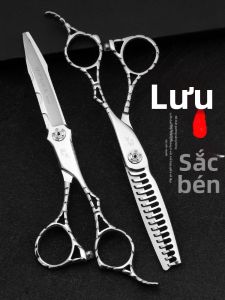 GANGDEFU | Kéo Cắt Tóc Chuyên Nghiệp Dạng Bằng và Giảm Đầy