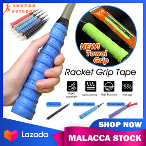 1PCS Badminton Racket Grip Anti-Slip Sweat-Absorbent Belt Racket Handle Overgrip Comfortable Grip Tennis Fishing Rod Racket Grips