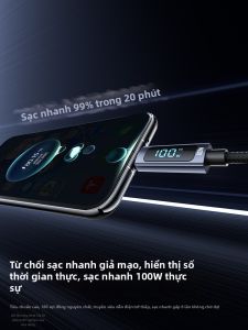 Nengshi | Dây Cáp USB-C Sạc Nhanh Hiển Thị Số
