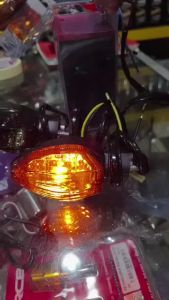 REAR SIGNAL SET WAVE ALPHA / RS150 LAMPU SINGAL BELAKANG - SMOKE COLOUR