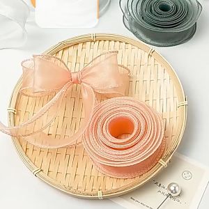 9m Fishtail Fish Tail Ribbon Riben Sheer Chiffon Organza gift decoration party DIY Flower Bouquet Fish Tail Ribbon