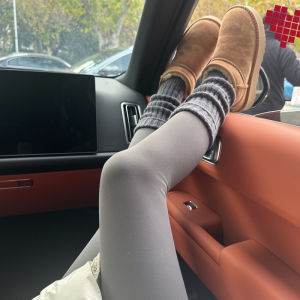 Winter Thickened Long Tube Socks Yoga Pants Snow Boots Compatible Womens Style Warm Home Clothes Fleece Lined Crew Socks