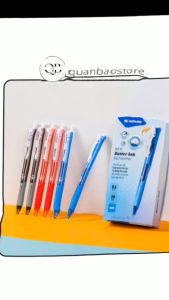 Bút bi bấm Thiên Long TL-095 mực xanh đỏ đen. Thiết kế hiện đại zắc kẹp tiện dụng.