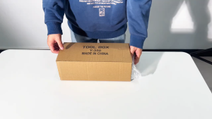 Heavy-Duty Iron Tool and Accessories Storage Box with Stickers Felt Lining & Grip for Outdoor