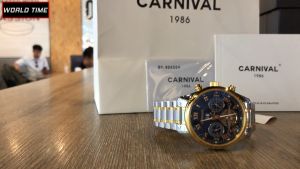 Đồng Hồ Cơ Nam Carnival 8728G Chính Hãng - Full Box - Mặt Kính Sapphire Chống Xước - Chống Nước 3ATM Bảo Hành 3 Năm