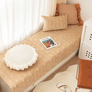 Modern Thickened Plush Window Seat Cushion Simple Style Bedroom Windowledge Pad Outdoor Vintage Balcony Tatami Mat Pad